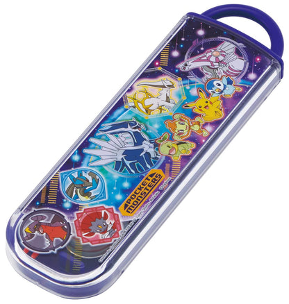 Skater Chopsticks Spoon Set Antibacterial Pokemon 22 Made In Japan Cca1Ag-A- Japan Figure Store - #1 Bring To You The Best Japanese Goods