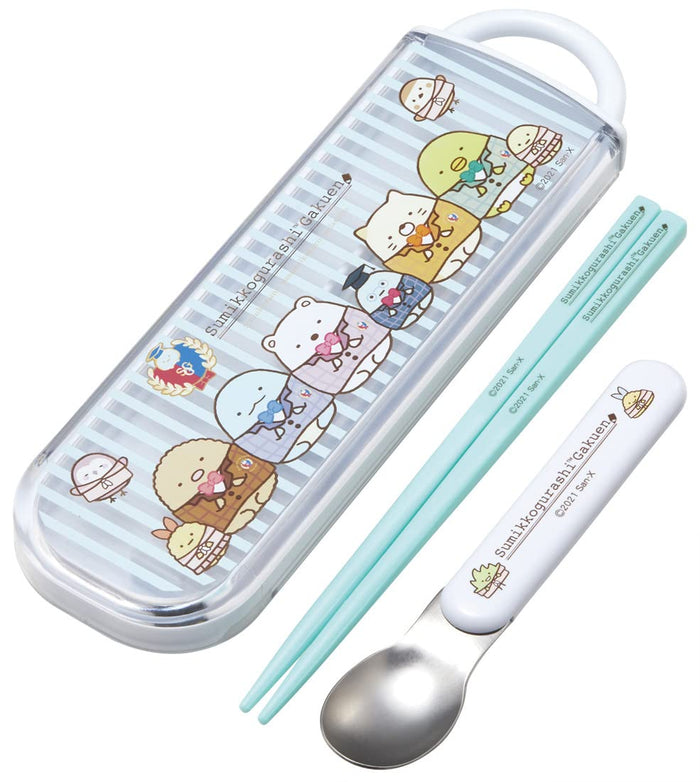 SKATER Sumikko Gurashi Spoon & Chopsticks Combi Set- Japan Figure Store - #1 Bring To You The Best Japanese Goods
