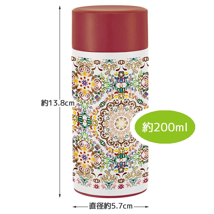 Skater 200ml Stainless Steel Water Bottle Tenpyo Bunroku Yugen Red Smbc2B-A- Japan Figure Store - #1 Bring To You The Best Japanese Goods