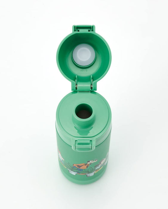Skater 500ml Stainless Steel Water Bottle Mickey Mouse Green World- Japan Figure Store - #1 Bring To You The Best Japanese Goods