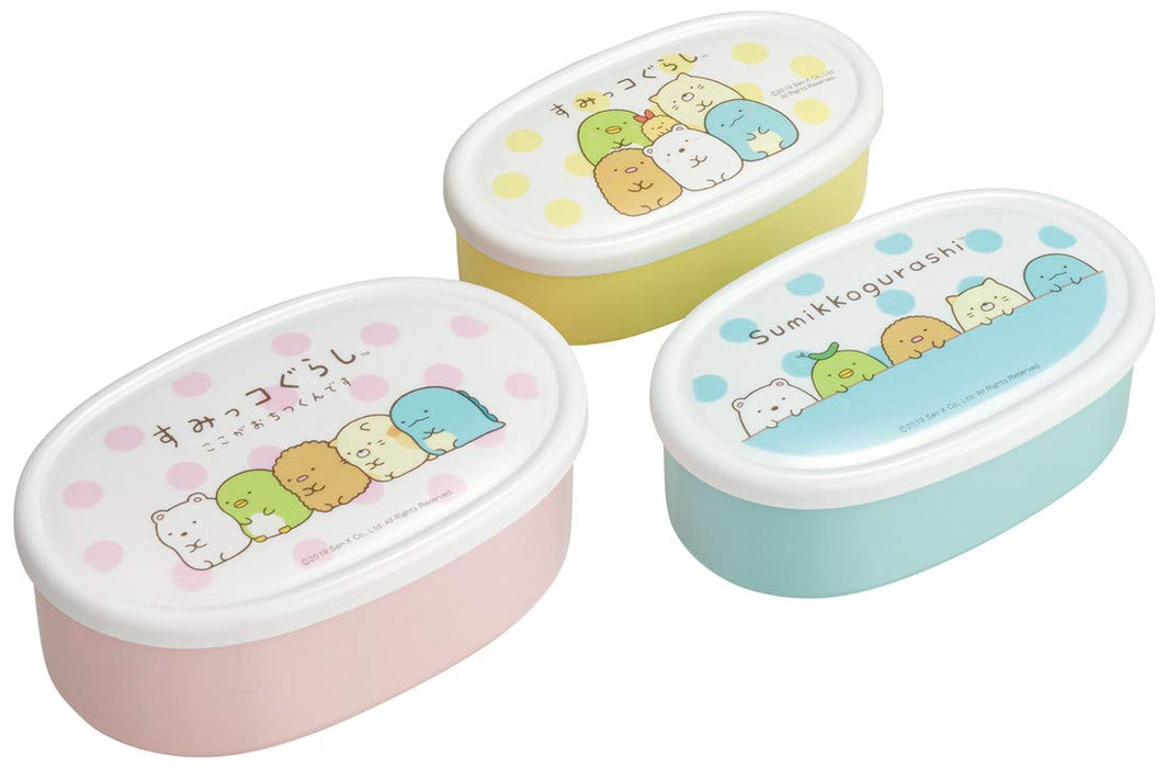 Skater Japan Sumikko Gurashi Lunch Box Set Of 3 860Ml Srs3S-A- Japan Figure Store - #1 Bring To You The Best Japanese Goods