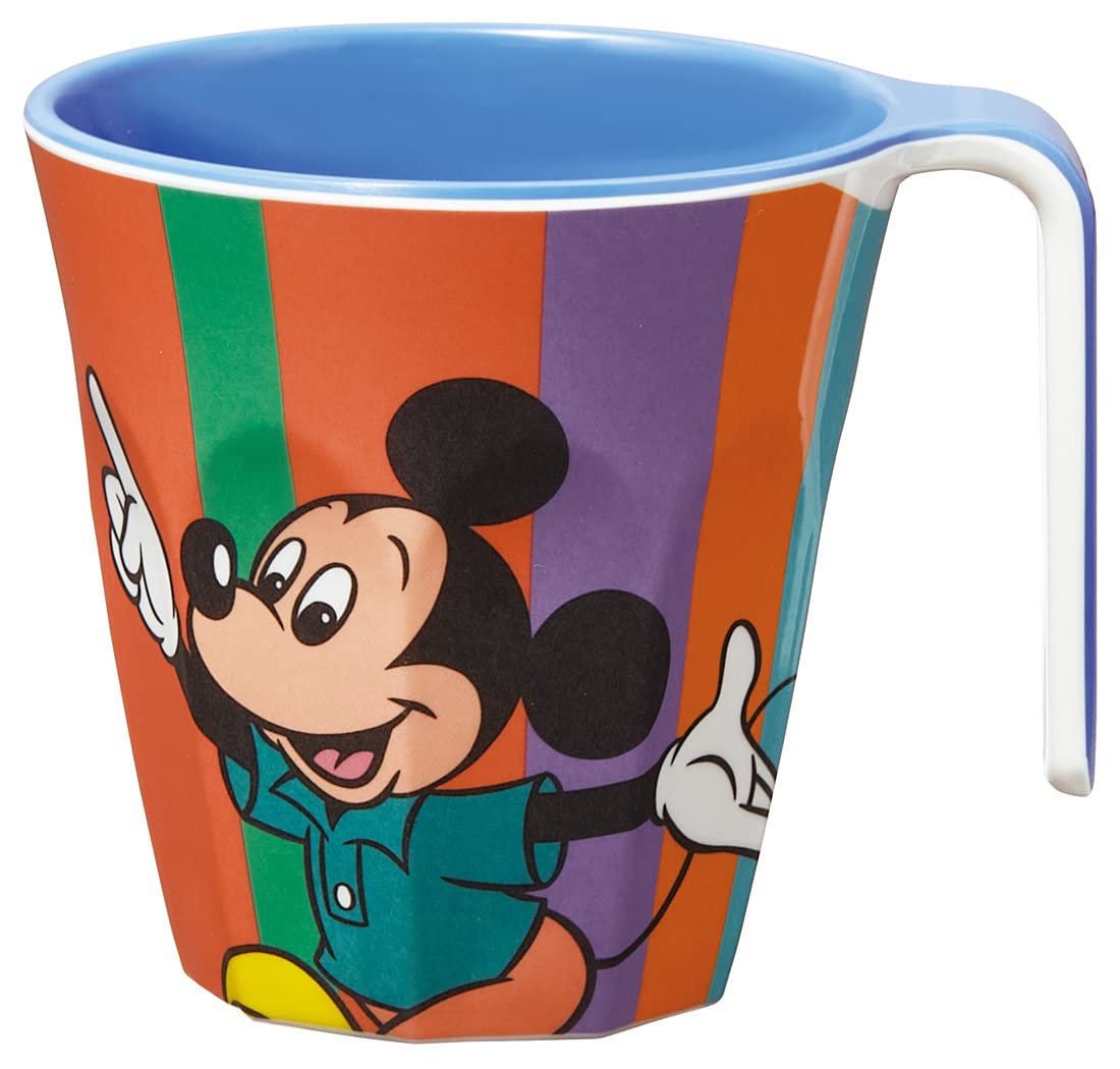 Skater 300Ml Disney Retro Mickey Mouse Melamine Tumbler W/ Handle Made In Japan- Japan Figure Store - #1 Bring To You The Best Japanese Goods