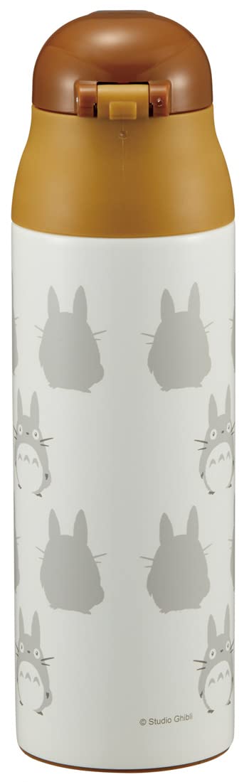 Skater Mug Bottle 490Ml Thermal Insulated Stainless Steel Water Bottle My Neighbor Totoro Silhouette Ghibli Sdpc5-A- Japan Figure Store - #1 Bring To You The Best Japanese Goods