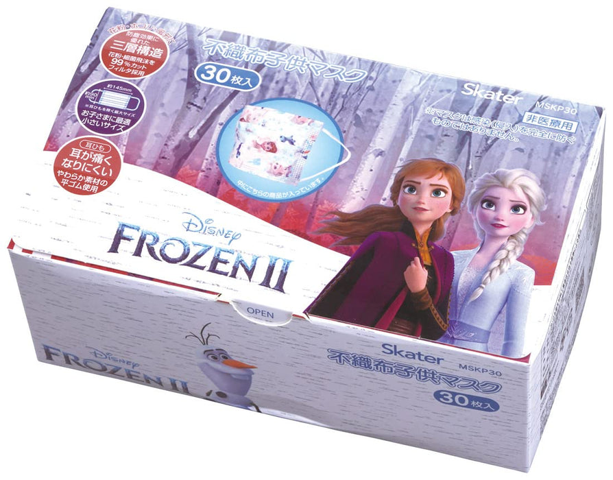 Skater Mskp30-A Non-Woven Mask for Kids 3-Layer Construction 30 Masks Disney Frozen Kid Masks- Japan Figure Store - #1 Bring To You The Best Japanese Goods