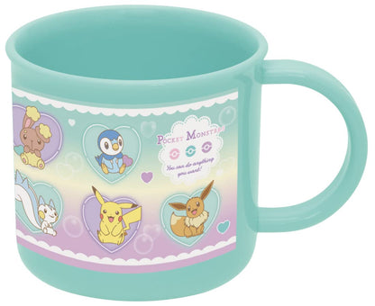 Skater Plastic Antibacterial Cup Dishwasher Safe Pokemon Heart Bubble Girl Made In Japan- Japan Figure Store - #1 Bring To You The Best Japanese Goods