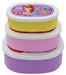 Skater Seal Storage Container 3P Set Sophia 17 Disney Made In Japan- Japan Figure Store - #1 Bring To You The Best Japanese Goods