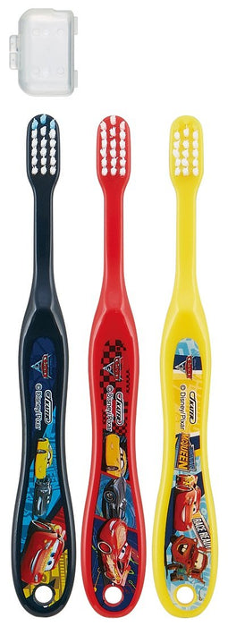 SKATER Toothbrush Set 3 Pcs For Kindergarten Children Cars- Japan Figure Store - #1 Bring To You The Best Japanese Goods