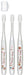 SKATER Clear Soft Toothbrush Set 3 Pcs For Kindergarten Kids Hello Kitty- Japan Figure Store - #1 Bring To You The Best Japanese Goods