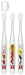 SKATER Clear Soft Toothbrush Set 3 Pcs For Kindergarten Kids Tomica- Japan Figure Store - #1 Bring To You The Best Japanese Goods