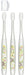 SKATER Clear Soft Toothbrush Set 3 Pcs For Kindergarten Kids Totoro Plants- Japan Figure Store - #1 Bring To You The Best Japanese Goods