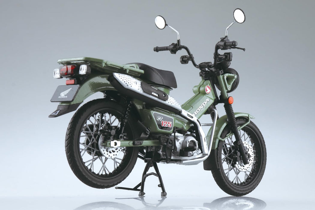 Honda Ct125 Pearl Organic Green 1/12 Bike - Qingdao Cultural Textbook Society (Aoshima)- Japan Figure Store - #1 Bring To You The Best Japanese Goods