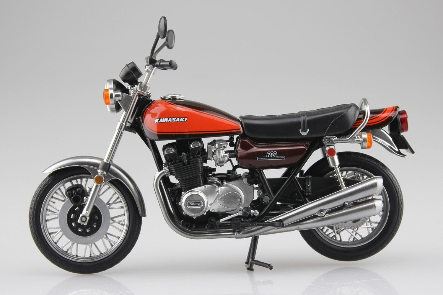 AOSHIMA Skynet 04620 Kawasaki 750Rs Z2 Fire Ball 1/12 Scale Finished Model- Japan Figure Store - #1 Bring To You The Best Japanese Goods