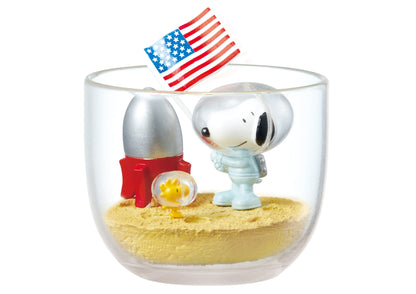 RE-MENT 250496 Snoopy & Woodstock Happy Terrarium 6 Figures Complete Set- Japan Figure Store - #1 Bring To You The Best Japanese Goods