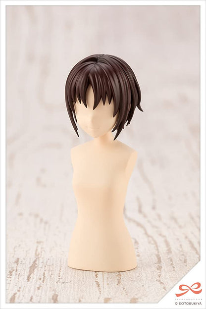 KOTOBUKIYA Sousai Shoujo Teien 1/10 After School Short Wig A White & Chocolate Brown Plastic Model- Japan Figure Store - #1 Bring To You The Best Japanese Goods