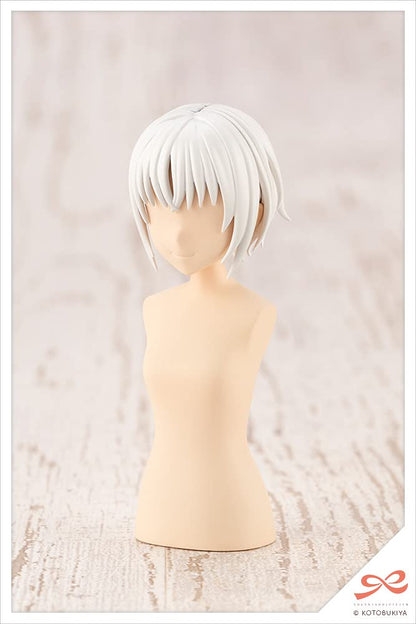 KOTOBUKIYA Sousai Shoujo Teien 1/10 After School Short Wig A White & Chocolate Brown Plastic Model- Japan Figure Store - #1 Bring To You The Best Japanese Goods