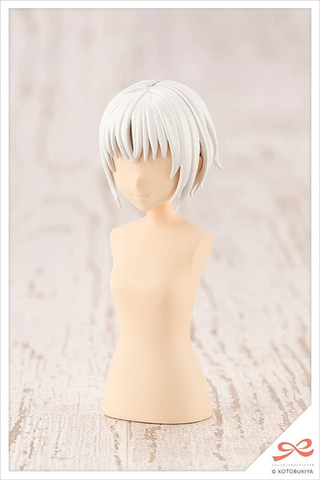 KOTOBUKIYA Sousai Shoujo Teien 1/10 After School Short Wig A White & Chocolate Brown Plastic Model- Japan Figure Store - #1 Bring To You The Best Japanese Goods