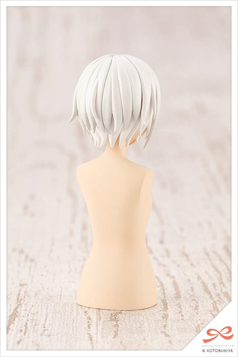 KOTOBUKIYA Sousai Shoujo Teien 1/10 After School Short Wig A White & Chocolate Brown Plastic Model- Japan Figure Store - #1 Bring To You The Best Japanese Goods