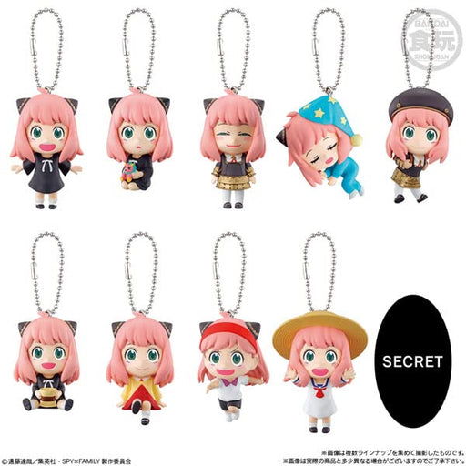 BANDAI CANDY Spy X Family Mascot A Lot Of Anya! 10Pcs Box- Japan Figure Store - #1 Bring To You The Best Japanese Goods