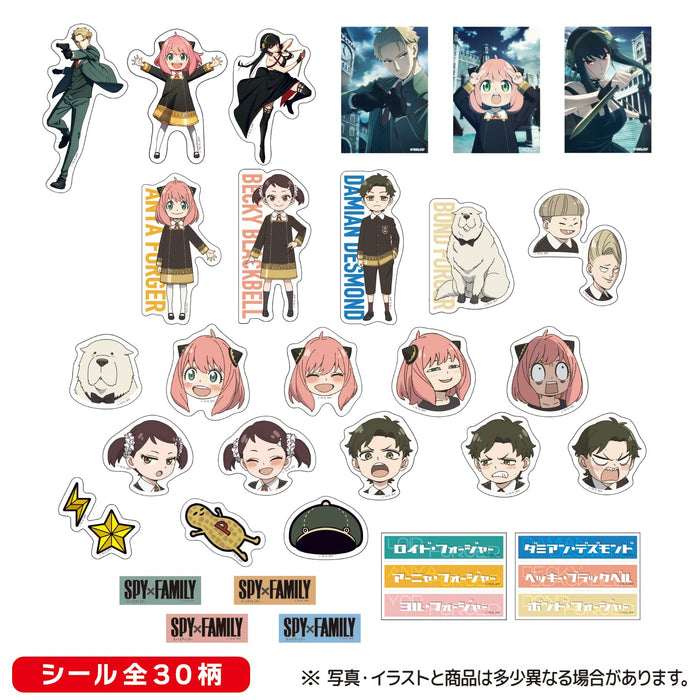 Takara Tomy A.R.T.S Spy X Family Charactable Stickers Collection 20Packs- Japan Figure Store - #1 Bring To You The Best Japanese Goods