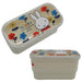 Square Dick Bruna Miffy Silver Ion Antibacterial 2 Tier Lunch Box 190+190Ml Bw21-3- Japan Figure Store - #1 Bring To You The Best Japanese Goods