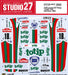 Studio27 St27 Dc097D Lancia 037 Rally Totip 18 Sanremo 1983 For Hasegawa 1/24 Car Model Decal- Japan Figure Store - #1 Bring To You The Best Japanese Goods
