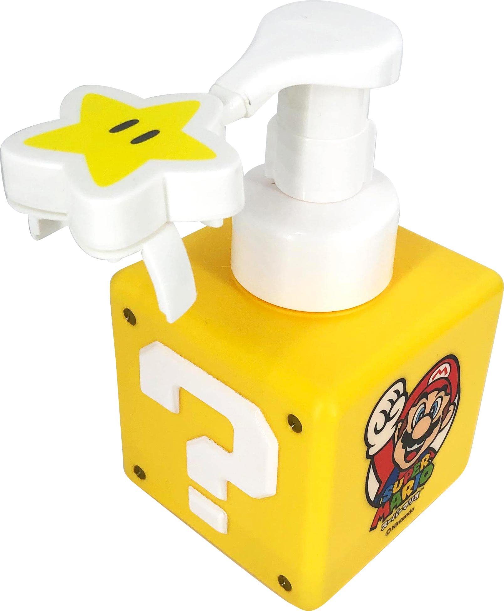 Sun Art SUPER MARIO Hand Soap Dispenser Foam Type Star Shaped- Japan Figure Store - #1 Bring To You The Best Japanese Goods