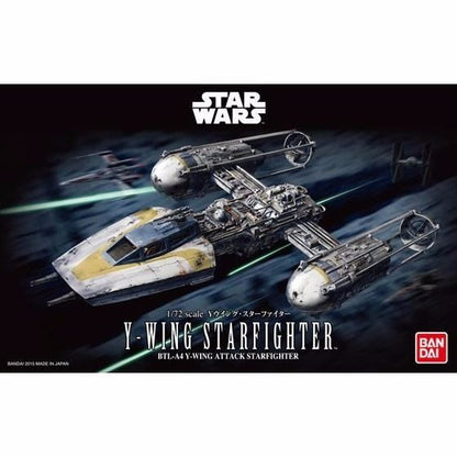 Star Wars 1/72 Y-wing Starfighter Plastic Model Kit Bandai - Japan Figure