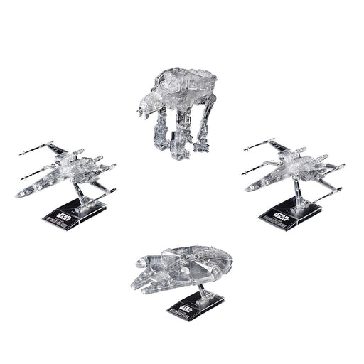 Bandai Spirits Star Wars Clear Vehicle Plastic Model Set - 1/144 1/350 1/540 - The Last Jedi - Japan- Japan Figure Store - #1 Bring To You The Best Japanese Goods