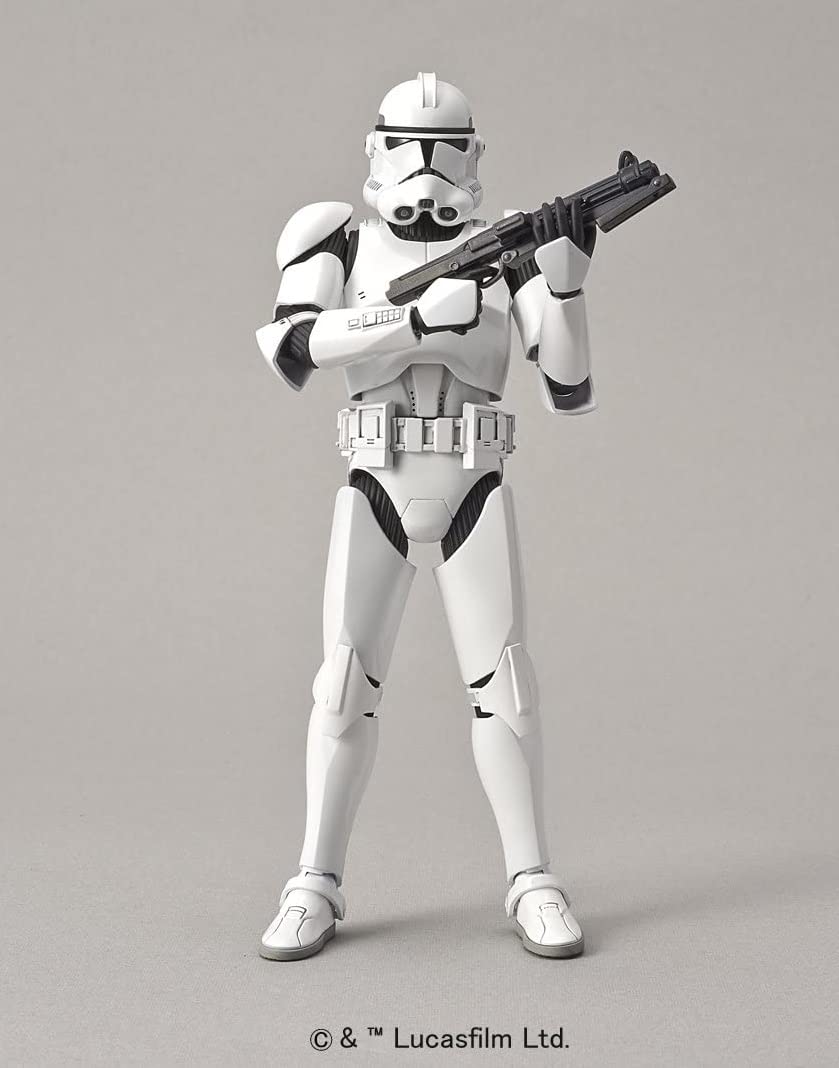Bandai Spirits Star Wars Clone Trooper Model 1/12 Scale Color-Coded Plastic- Japan Figure Store - #1 Bring To You The Best Japanese Goods