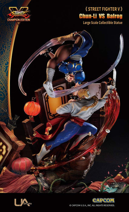 Street Fighter V Large Statue Series Chun-Li Vs Balrog Height Approx. 500Mm Polystone Painted Complete Figure- Japan Figure Store - #1 Bring To You The Best Japanese Goods