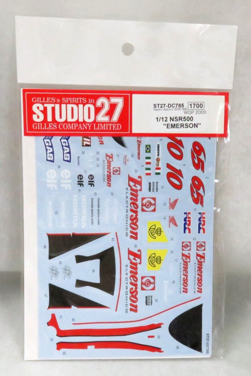 Studio27 St27-Dc785 NSRsr500 Emerson 10/65 Wgp 2000 For Tamiya 1/12 Decal For Scale Car- Japan Figure Store - #1 Bring To You The Best Japanese Goods