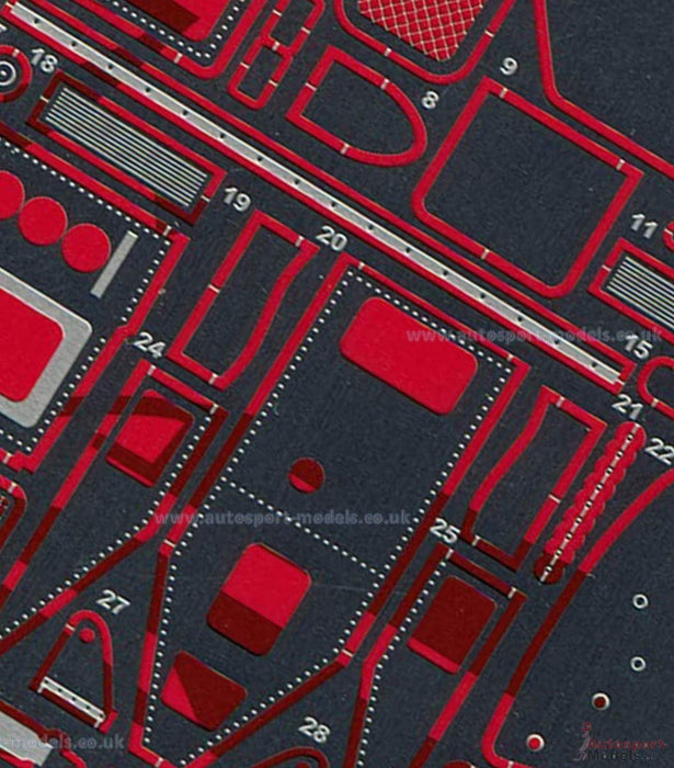 Studio27 St27 Fp2037 Brabham BT50 BMW Turbo Grade Up Parts For Tamiya 1/20 Plastic Model Parts- Japan Figure Store - #1 Bring To You The Best Japanese Goods