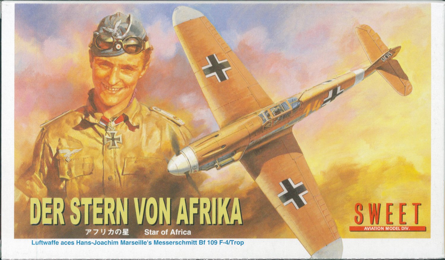 SWEET 14 Bf 109 F-4/Trop Der Stern Von Africa 1/144 Scale Kit- Japan Figure Store - #1 Bring To You The Best Japanese Goods