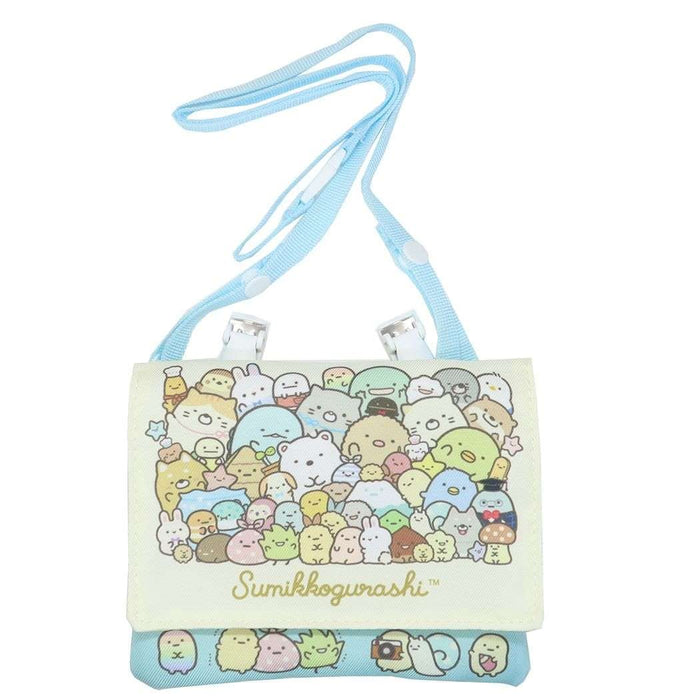 Sumikko Gurashi Clip Pouch Multi Pocket Shoulder Mint Japan Makeup Beauty Hall- Japan Figure Store - #1 Bring To You The Best Japanese Goods