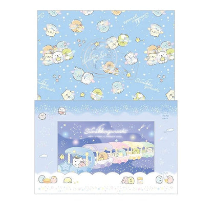 San-X Sumikko Gurashi Stylish Letter Set Starry Sky Walk 4 Types Cute Stationery Envelopes- Japan Figure Store - #1 Bring To You The Best Japanese Goods