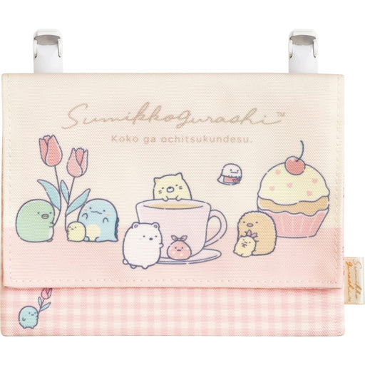 San-X Sumikko Gurashi Pink Pocket Pouch Ca27901 - Compact Storage Solution- Japan Figure Store - #1 Bring To You The Best Japanese Goods