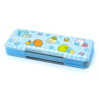 Sumikko Gurashi Soft Pen Case Clover Blue 2023 New School 3500 San-X Cute Back To School Entrance Preparation Popular Sanx Pt09801- Japan Figure Store - #1 Bring To You The Best Japanese Goods
