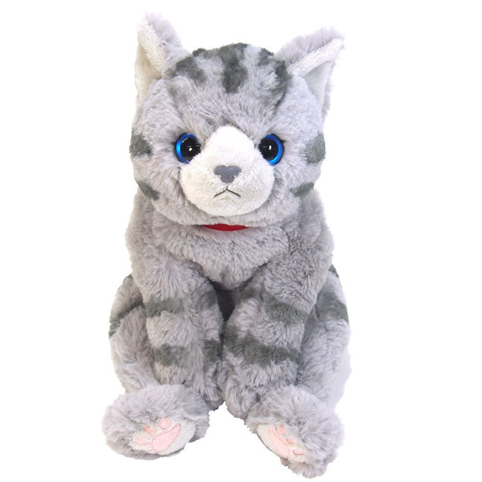 SUNLEMON Plush Doll Hiza Neko Gray Size M Tjn- Japan Figure Store - #1 Bring To You The Best Japanese Goods