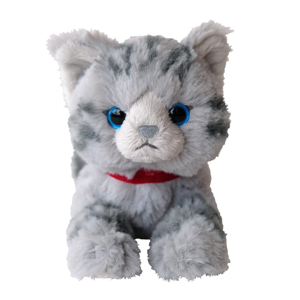 SUNLEMON Plush Doll Knee Cat Ss Grey- Japan Figure Store - #1 Bring To You The Best Japanese Goods