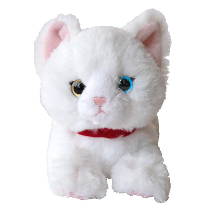 SUNLEMON Plush Doll Knee Cat Odd-Eye Ss White- Japan Figure Store - #1 Bring To You The Best Japanese Goods
