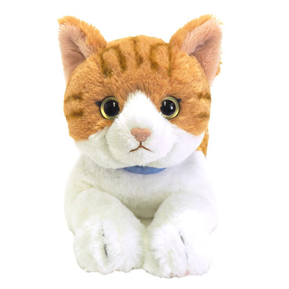 SUNLEMON Plush Doll Hiza Neko Chashiro White/Brown Cat Size M- Japan Figure Store - #1 Bring To You The Best Japanese Goods
