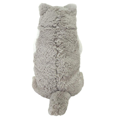 SUNLEMON Plush Doll Knee Cat Sleeping Gray- Japan Figure Store - #1 Bring To You The Best Japanese Goods
