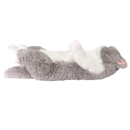SUNLEMON Plush Doll Knee Cat Sleeping Gray- Japan Figure Store - #1 Bring To You The Best Japanese Goods