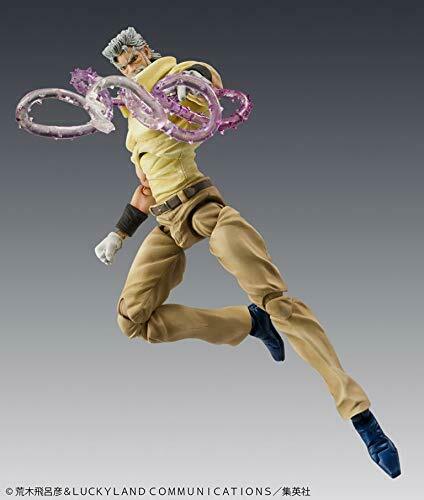 Super Action Statue Jojo's Bizarre Adventure Part 3 Joseph Joestar & Iggy- Japan Figure Store - #1 Bring To You The Best Japanese Goods