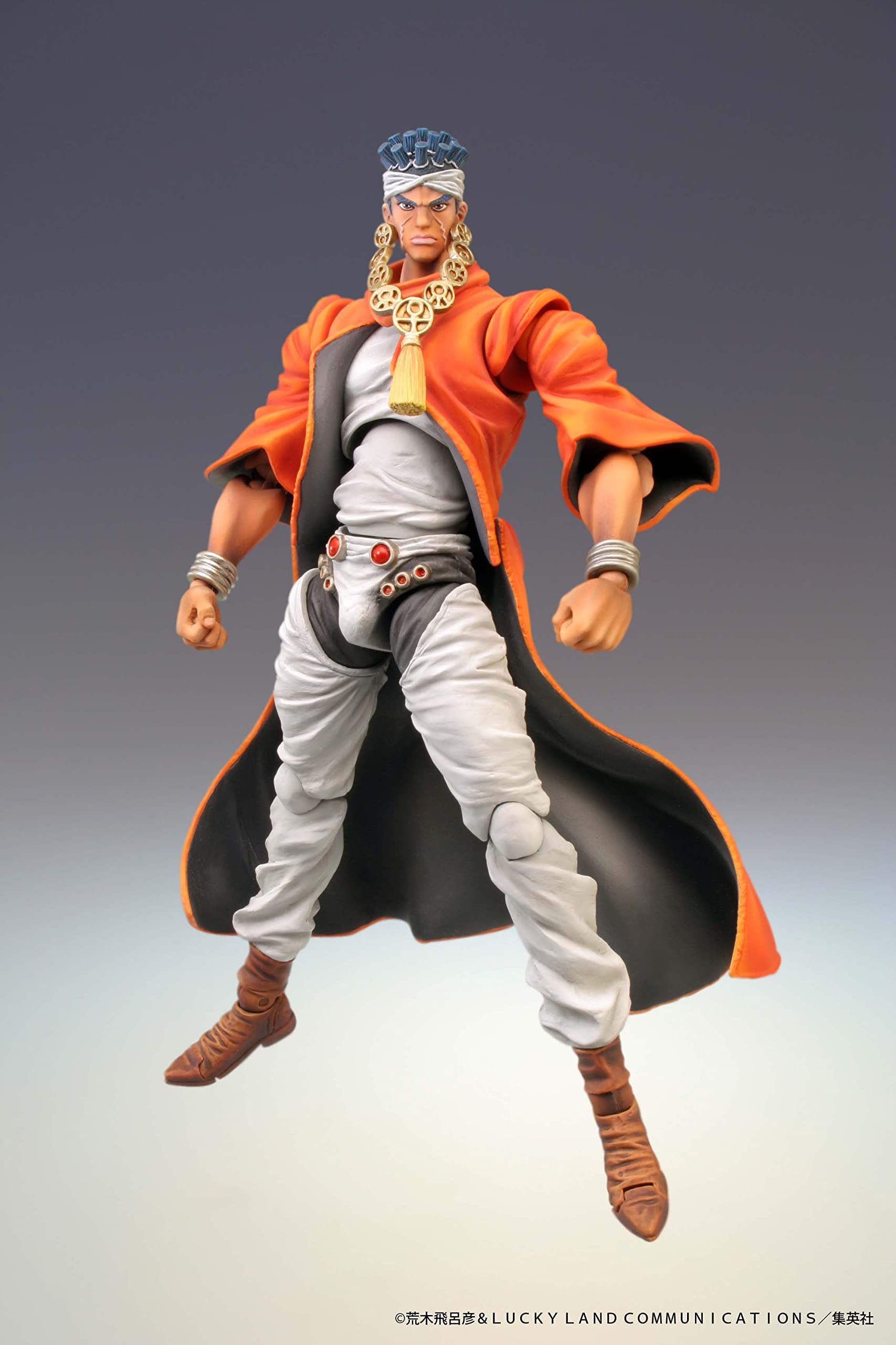 Super Figure Action Jojo&S Bizarre Adventure Part 3 Mohamed Avdol About 160Mm Pvc Abs Nylon Painted Action Figure- Japan Figure Store - #1 Bring To You The Best Japanese Goods