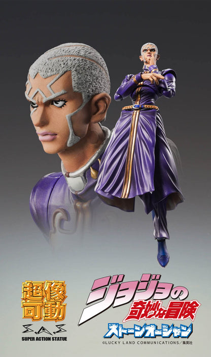 Jojo No Kimyou Na Bouken Stone Ocean Enrico Pucci Super Action Statue #77 2023 Re-Release MEDICOS ENTERTAINMENT- Japan Figure Store - #1 Bring To You The Best Japanese Goods