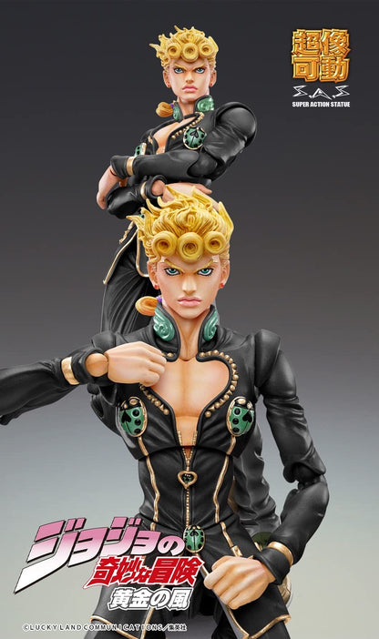 MEDICOS Super Action Statue Giorno Giovanna Ver. Black Figure Jojo'S Bizarre Adventure: Golden Wind- Japan Figure Store - #1 Bring To You The Best Japanese Goods