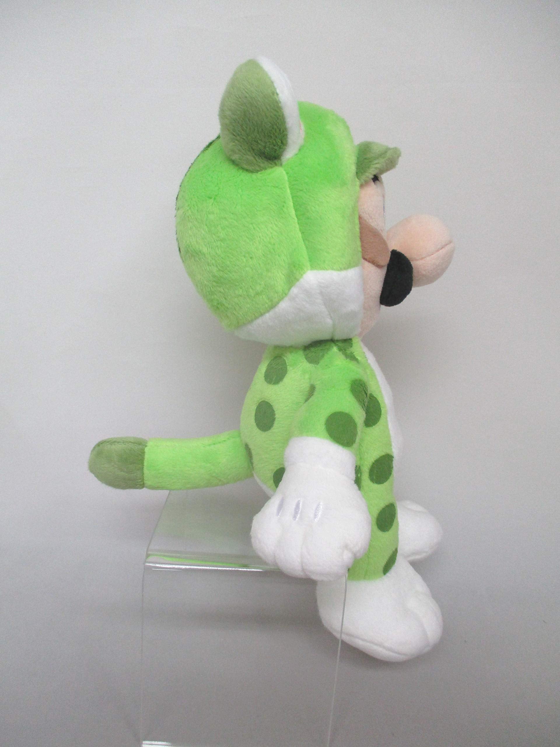 SAN-EI Super Mario 3D World Plush Doll Cat Luigi S- Japan Figure Store - #1 Bring To You The Best Japanese Goods