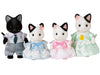 Epoch Sylvanian Families Charcoal Cat Family Toy Dollhouse Fs-05 - Age 3+- Japan Figure Store - #1 Bring To You The Best Japanese Goods