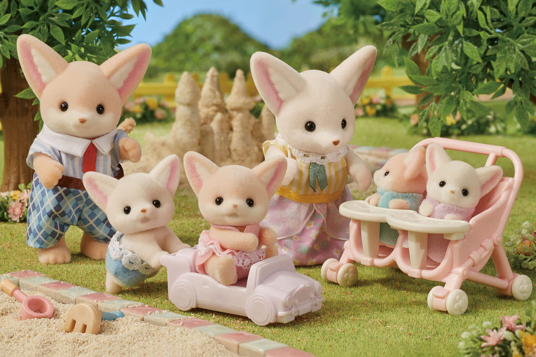 Epoch Sylvanian Families Fennec Doll Family FS-48 Toy Dollhouse for Ages 3+- Japan Figure Store - #1 Bring To You The Best Japanese Goods